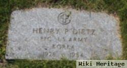 Henry P. Dietz