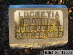 Lucretia S Cox Burris