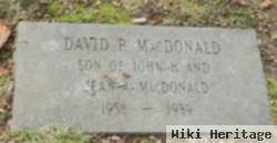 David P Macdonald