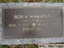 Roy Kirby Whaley, Sr