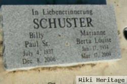 Billy Paul Schuster, Sr