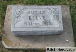 Mary Lou Kleve