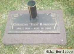 Christine "teen" Robinson