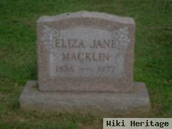 Eliza Jane Macklin