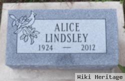 Alice E Lindsley