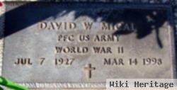 Pfc David W. Mical