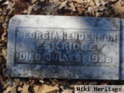 Georgia Henderson Eskridge