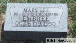 Mary Lee Embree