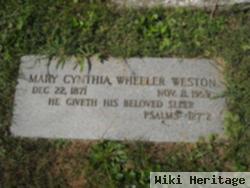 Mary Cynthia Wheeler Weston