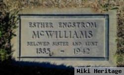 Esther Alfreda Engstrum Mcwilliams