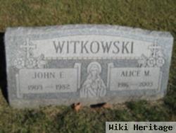 John E Witkowski