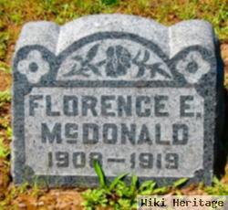 Florence E Mcdonald