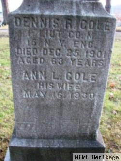 Lieut Dennis R Cole