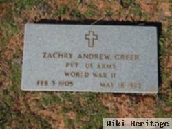 Zachry Andrew Greer