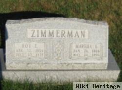 Roy E Zimmerman