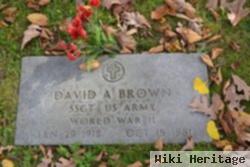 David A Brown, Sr