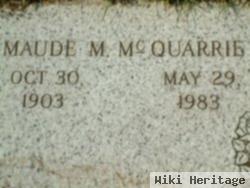 Maude M. Odneal Mcquarrie