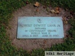 Lieut Robert Dewitt Lahr, Jr