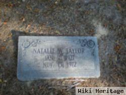 Natalie W Taylor