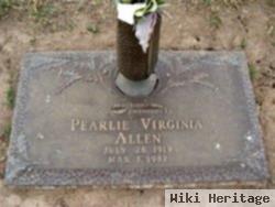 Pearlie Virginia Young Allen