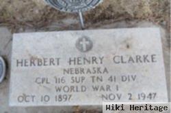 Herbert Henry Clarke