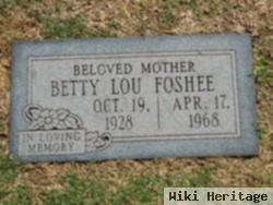 Betty Lou Deason Foshee