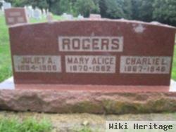 Juliet A Rogers