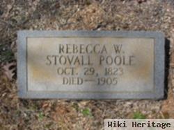 Rebecca Whitehead Stovall Poole