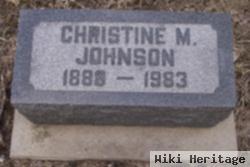 Christine M Johnson