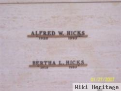 Bertha L Hicks