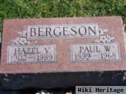 Hazel V Bergeson