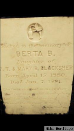 Berta B. Blacksher