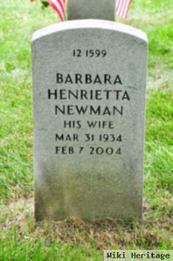 Barbara Henrietta Newman