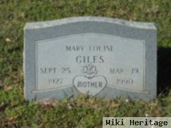 Mary Louise Mcdonald Giles