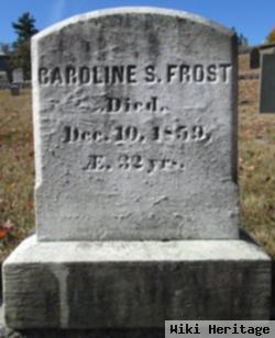 Mrs Caroline S Ashworth Frost