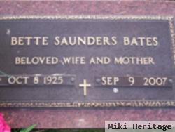 Bette Saunders Bates