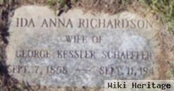 Ida Anna Richardson Schaeffer