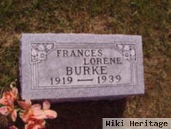 Frances Lorene Frazier Burke