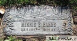 Minnie E. Bakke