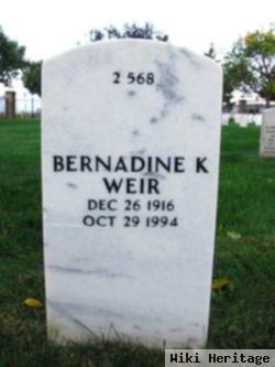 Bernadine K Weir