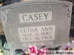 Letha Ann Hudson Casey