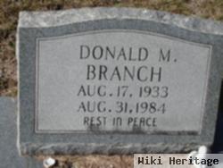 Donald Mitchell Branch