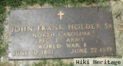 Jack Frank Holder, Sr