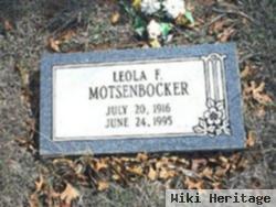 Leola Frances Woodard Motsenbocker