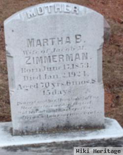 Martha B Frankfort Zimmerman