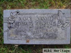 Nancy "nannie" Reynolds Robertson
