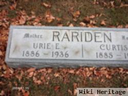 Urie E Rariden