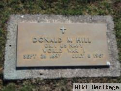 Donald Maurice Hill