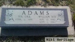 William Franklin "bid" Adams