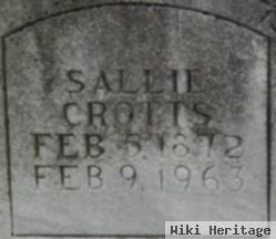 Sallie Florence Hege Crotts